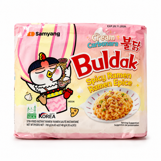Samyang Buldak Cream Carbonara Spicy Ramen