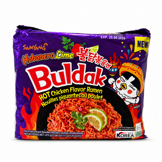 Samyang Buldak Habanero Hot Chicken Lime Ramen