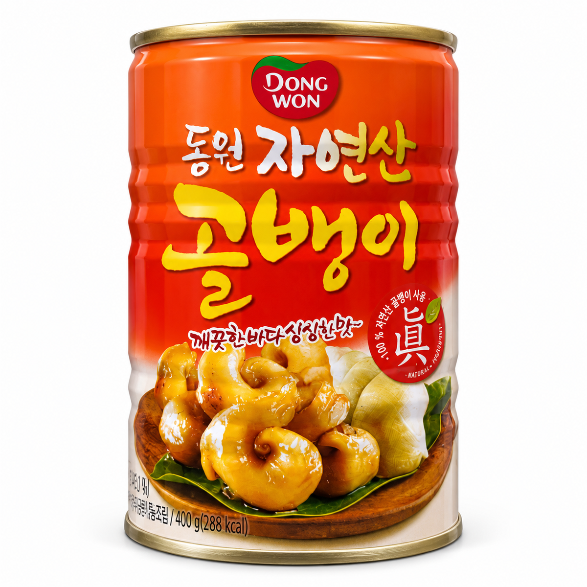 Dongwon Natural Whelk 400g canned Korean sea snail golbaengi