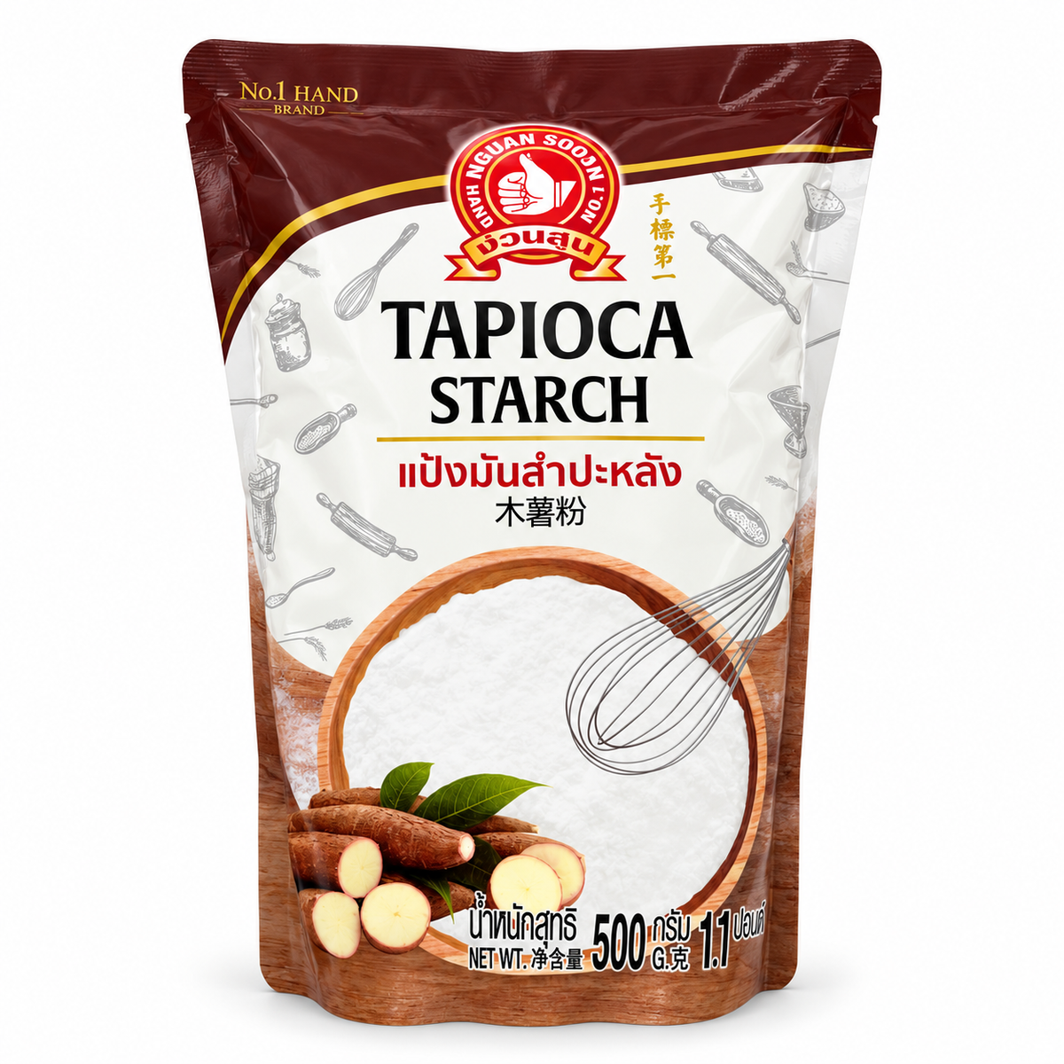Nguan Soon No.1 Hand Brand Tapioca Starch 500g